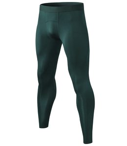 High Elastic Men's Gym Leggings with Custom Logo for Weightlifting <b>Cardio</b> and Athletic <b>Training</b> - Product Image 2