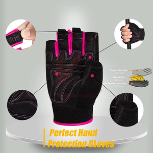 Half Finger Bodybuilding Gym <b>Gloves</b> Men <b>Weight</b> Lifting Dumbbell Workout <b>Gloves</b> Anti Slip Fitness <b>Training</b> <b>Gloves</b> Gym Exercise - Product Image 2