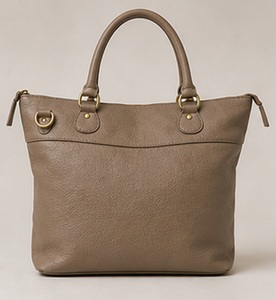 Sac fourre-tout tendance en cuir véritable pour femme Gravs, sac à bandoulière avec poignée supérieure, grande capacité, fermeture éclair amovible, doublure en polyester - Product Image 1