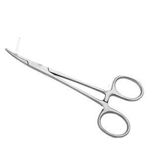 เครื่องมือหนีบหลอดเลือดแบบล็อคได้ ทำจากสแตนเลส รุ่นโค้ง - Product Image 1