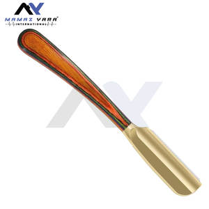 Navajas de Afeitar Rectas para Hombre, Navaja de Barbero Profesional de Acero Inoxidable con Protector, Afeitado Suave y Seguro - Product Image 3