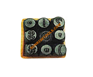 DOTTED <b>Punch</b> <b>Set</b> LETTER 27 Pcs Iron 2.0mm 1/16 Inch Jewelry Tool Making Professional Equipment - Product Image 2