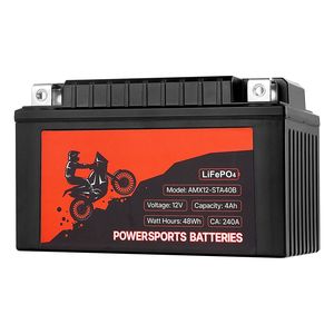 Batteria Moto LiFePO4 12V 4Ah ad Alte Prestazioni Pre-Caricata, Capacità 5Ah, Usata - Product Image 4