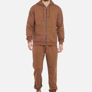 Ensemble survêtement homme avec sweat à capuche zippé et pantalon en polaire chaude – Prix de gros – Fabriqué au Pakistan – Fournisseur direct du Pakistan - Product Image 2