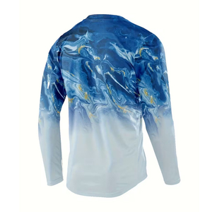 Camiseta de Manga Larga con Cuello en V para Sublimación, Casual, Lisa, para Adultos y Jóvenes, Corte Regular, 100% Poliéster, Secado Rápido, Venta al Por Mayor - Product Image 2