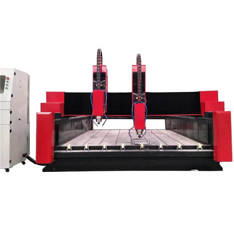 Mermer taş CNC Router 4 eksen taş oyma makinesi 2 dles ile 1325 1530