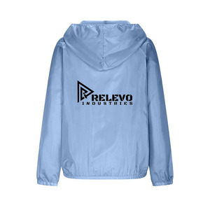 Custom New Hooded Windbreaker <b>Jacket</b> Lightweight Full Sleeve Zipper Front All Color Casual Spring Adult Wear Unisex - Product Image 2