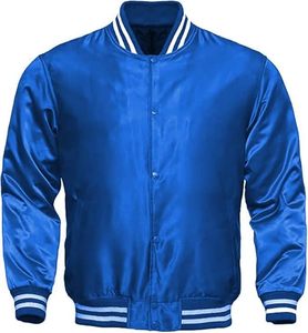 Custom Winter Satin Bomber Jacket OEM Supplier Embroidered Finished School Sports Club Bulk Wholesale Private Label Production - Product Image 5