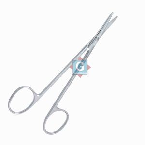 Tijeras para Estrabismo Knapp, Acero Inoxidable, Rectas, Instrumento Quirúrgico Oftálmico Manual, Certificación CE Clase I, Cirugía General - Product Image 2