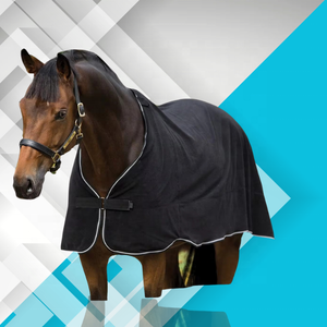 Horseware Ripstop algodão preenchido Nylon Shell forro impermeável verão inverno sob o tapete com velo direcionado para cavalos - Product Image 6