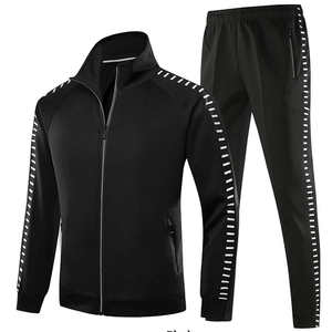 Survêtements personnalisés avec logo pour hommes, ensembles de survêtements de sport, vêtements de sport pour la salle de sport, ensembles de survêtements d'entraînement, ensembles de jogging, ensemble deux pièces avec sweat à capuche et pantalon - Product Image 1