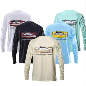 Camisas de Pesca de Manga Larga para Hombre, de Secado Rápido, con Protección UV y Diseño de Jersey Sublimado - Product Image 3
