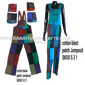 Mono Hippie de algodón con retazos bohemios de la mejor calidad para mujer, uso informal disponible a un precio asequible - Product Image 2