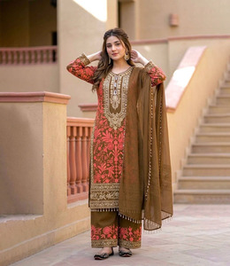 Salwar Kameez pakistanais, costume Farshi Salwar Kameez, broderie lourde de sequins, tenue de créateur indien pour mariage, fête, festival, abaya. - Product Image 1