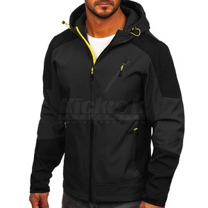 Trendy <b>Thin</b> Windbreaker <b>Jacket</b> Adjustable Hood <b>Waterproof</b>/Windproof Front Logo-for Streetwear Camping Daily Outdoor Winter Use - Product Image 3