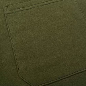 Nouveau Short de Survêtement Tendance Vert Olive Épais, Personnalisable, en Toile 100% Coton, Taille Haute, Écologique, Respirant, pour Tenue Décontractée - Product Image 5