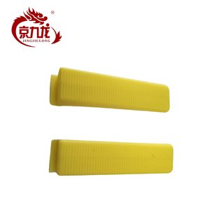 Precio de fábrica, <span class=keywords><strong>suelo</strong></span> de plástico reutilizable, cuña de nivelación de azulejos amarillos de 2,5mm - Product Image 5