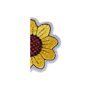 Patchs brodés thermocollants faits main personnalisés avec motifs 3D/fleurs pour chapeaux, vêtements et sacs - Tissu en feutre non tissé - Product Image 4