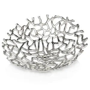 Handmade Aluminum Bowl for Contemporary Home Decor CollectionLuxury Modern Metal Bowl Elegant Decorative Piece for Living Room - Product Image 1