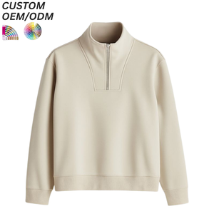 Sweat-shirt en coton pour homme, style décontracté, uni, tissu doux, logo personnalisé, support OEM ODM pour marque - Product Image 6