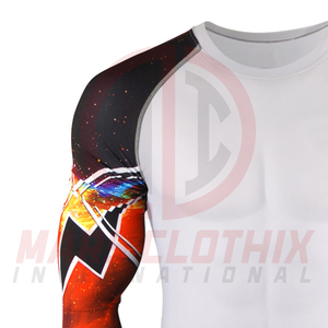 Wholesale Custom Logo 3D Printed Jiu Jitsu Bjj Rash Guard <b>for</b> <b>Men</b> Top Seller <b>Compression</b> Breathable T <b>Shirt</b> <b>For</b> Boys - Product Image 6