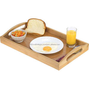 High Quality <b>bamboo</b> <b>fiber</b> serving trays for home dining wholesale eco friendly natural <b>bamboo</b> lightweight durable from Vietnam - Product Image 4