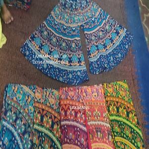 Pantalones de Pijama Tipo Harem para Mujer, 100% Algodón, Sólidos, Transpirables, Casuales de Verano, de la India - Product Image 1