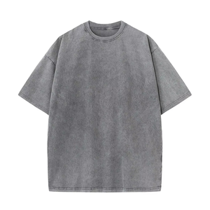 T-shirt formel personnalisé pour homme 100 % coton tricoté à manches courtes, coupe oversize avec épaules tombantes, 180 GSM, couleur unie - Product Image 6