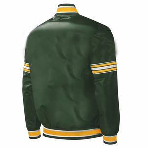 Top Trending Custom Logo Satin <b>Varsity</b> <b>Jackets</b> for Women High Quality <b>Plain</b> Blank Breathable for Autumn Season - Product Image 2