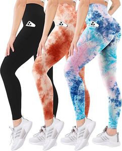 Top Quality Waisted Leggings for Women with Pockets Soft Active <b>Tummy</b> <b>Control</b> Pants for Yoga Running - Product Image 6