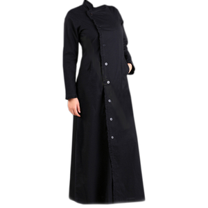 Abaya de tela de bambú de diseño y tamaño personalizado para mujeres musulmanas accesorio de ropa tradicional de Color negro a la venta por exportador - Product Image 2