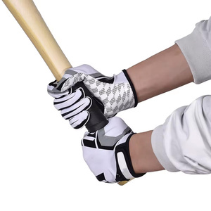 Guantes de béisbol personalizados con panel trasero transpirable, guantes deportivos para atletas, precios al por mayor, suministro de fábrica - Product Image 6