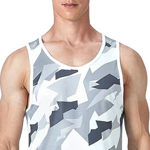 Camiseta sin Mangas para Hombre, Diseño Único y Moderno de Gonicy SportsWear, Tejido Transpirable de Algodón, Estilo Casual - Product Image 5