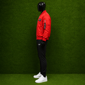 Premium Red Bomber <b>Jacket</b> Men's Streetwear Casual Slim Fit Flight <b>Pilot</b> Coat Windbreaker Varsity Baseball <b>Jacket</b> Multi-Pockets - Product Image 4