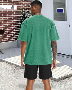 เสื้อยืดผู้ชายไซส์ใหญ่ สวมใส่สบาย ทรงปกติ ผ้าฝ้าย 100% ระบายอากาศได้ดี เป็นมิตรกับสิ่งแวดล้อม แห้งเร็ว เหมาะสำหรับใส่ในฤดูร้อน ใส่ได้ทุกวัน แฟชั่นทันสมัย สวมใส่สบาย - Product Image 2