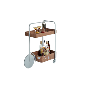 Standard Design Iron Hotel Ware Food Serving <b>Trolley</b> Greatest Quality Customized Size Food Serving <b>Trolley</b> With Wheels - Product Image 6