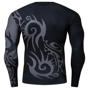 Professional Athletic Performance Wear for <b>BJJ</b> MMA Gym Workout Sports Breathable <b>Rash</b> <b>Guards</b> Training Gear <b>Rash</b> <b>Guard</b> - Product Image 1