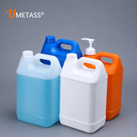 Bidon en plastique HDPE de haute qualité de 5 L pour l'emballage d'alcool, de produits chimiques et d'huile, baril à vin personnalisé, réservoir de stockage d'eau