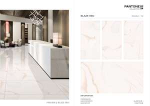 กระเบื้องพอร์ซเลนคุณภาพสูง Pantone ขนาด 600x1200 มม. กระเบื้องแผ่นใหญ่สำหรับห้องนั่งเล่น ห้องน้ำ ห้องครัว และตกแต่งผนัง - Product Image 4