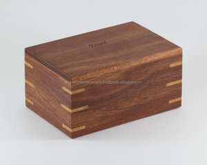 Caja de almacenamiento de madera maciza de Acacia hecha a mano, caja de madera decorativa ecológica con elegante acabado de madera de acacia - Product Image 2