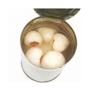Lichi entero enlatado de venta rápida para la preparación de deliciosos postres tropicales y suministros alimenticios comerciales de alta resistencia - Product Image 1