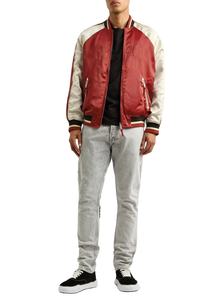 Veste de baseball coupe-vent grande taille à logo personnalisé pour hommes vestes universitaires en satin pour hommes - Product Image 1