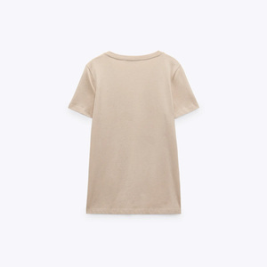 T-shirt Tendance Confortable à Manches Courtes Style Urbain Chic OEM 2026 – Coupe Classique Décontractée Moderne pour Tous les Jours à Prix Abordable - Product Image 2