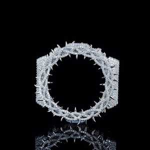 Montre personnalisée GA2100 Ice Phantom, boîtier en métal haut de gamme, style diamant entièrement serti, montre tendance hip-hop - Product Image 1