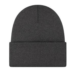 Premium Casual Winter <b>Beanie</b> <b>Hat</b> 100% Wool Warm Knitted Cuffed Cap for <b>Men</b> & Women - Product Image 1