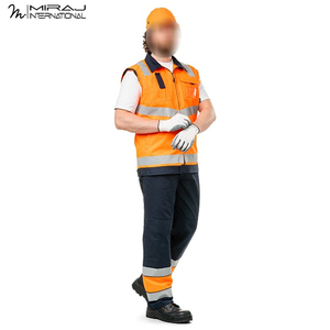 Nuevo Conjunto de Ropa de Trabajo para Hombre con Cinta Reflectante de Alta Visibilidad, Personalizable con Logotipo, Cómodo, OEM ODM - Product Image 3