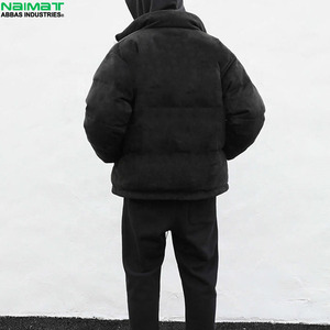Multi <b>Pocket</b> Utility Cargo Puffer <b>Jacket</b> Men Heavy Duty Streetwear Warm Thick Padded Winter Tech Parka - Product Image 4