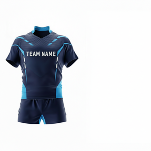 Uniforme de Rugby Sublimado Personalizado al por Mayor, Tela de Malla de Secado Rápido y Transpirable, Ropa Deportiva Unisex para Adultos con Nombre Personalizado - Product Image 2
