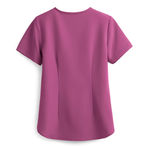 Medical Uniform Women's V Neck Tunic 2 Pockets Hospital Nurse <b>Scrub</b> Top Women Uniforms Medical <b>Scrub</b> - Product Image 3