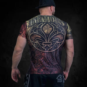 Camiseta Vintage 100% Algodón con Logotipo Gráfico, Camisetas Vintage con Serigrafía, Corte Recortado, Camisetas Extra Grandes para Hombre - Product Image 4